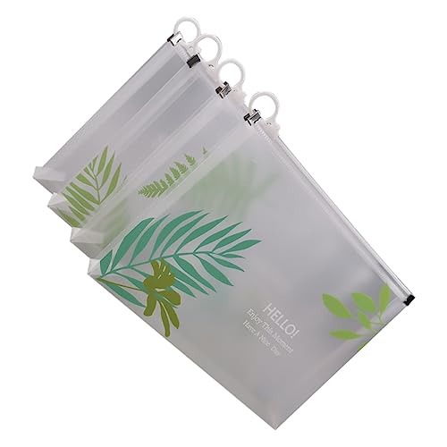 Artibetter 4 Stück Transparente Reißverschluss Dateitaschen Organizer für Schule und Büro Wasserdichtes Federmäppchen mit Muster für Dokumente und Schreibwaren Artibetter 4 Stück Transparente Reißverschluss Dateitaschen Organizer für Schule und Büro Wasserdichtes Federmäppchen mit Muster für Dokumente und Schreibwaren von Artibetter