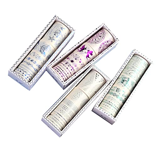 Artibetter 40 Rolle Kreative Diy Washi Klebebänder Einzigartige Designs für Scrapbooking und Fotoalben für Schüler Mädchen und Bastelprojekte Varianten Gilding Küstenmotiv Hochschule von Artibetter