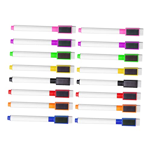 Artibetter 40 Stück Trockene Radiermarker für Whiteboards Bunte Marker für Schule und Büro Geruchsarm mit Praktischem Magnet und Integrierter Radierfunktion von Artibetter