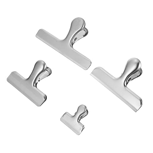 Artibetter 4Stücke Lebensmittelclips Feuchtigkeitsdichte Dichtungsclips für Snacks Papiertüten Plastiktüten Praktische Klammern für Frischhalten und Dokumente Artibetter 4Stücke Lebensmittelclips Feuchtigkeitsdichte Dichtungsclips für Snacks Papiertüten Plastiktüten Praktische Klammern für Frischhalten und Dokumente von Artibetter