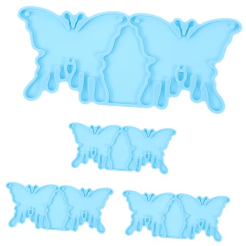 Artibetter 4Stücke Teiliges Silikonformen für DIY Ohrschmuck Flexible Gussformen für Anhänger und Ohrringe Geeignet für Epoxidharz und Kreative Bastelprojekte von Artibetter