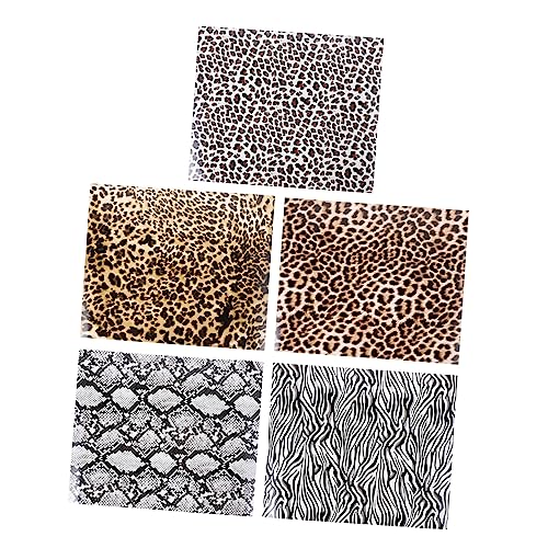 Artibetter 5 Blätter Leopard Muster PU Htv Waschbares Wärmeübertragungs Vinyl für T Shirts Jeans und Textilien für Diy Designs und Kreative Bastelprojekte Artibetter 5 Blätter Leopard Muster PU Htv Waschbares Wärmeübertragungs Vinyl für T Shirts Jeans und Textilien für Diy Designs und Kreative Bastelprojekte von Artibetter