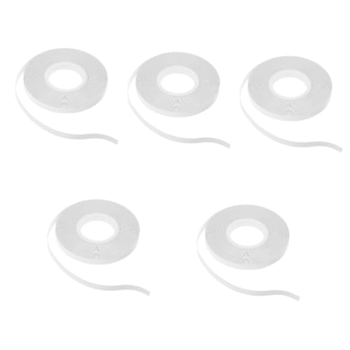 Artibetter 5 Rollen DIY Wasserlösliches Doppelseitiges Klebeband Patchwork Tape für Quilting und Scrapbooking Temporäre Fixierung für Stoffe Abriebfest und Einfach von Artibetter