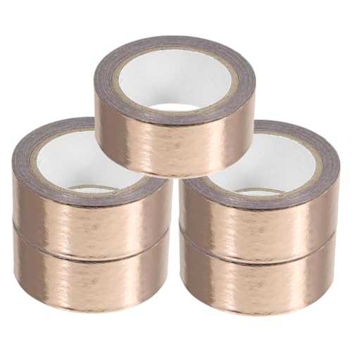 Artibetter 5 Rollen Taschenband Vinyl Verpackung farbiges Band Scrapbooking -Vorräte Wickelband dekoratives Klebeband zum Basteln DIY Klebeband süßes Scrapbook-Zubehör Metallband Papier Artibetter 5 Rollen Taschenband Vinyl Verpackung farbiges Band Scrapbooking -Vorräte Wickelband dekoratives Klebeband zum Basteln DIY Klebeband süßes Scrapbook-Zubehör Metallband Papier von Artibetter