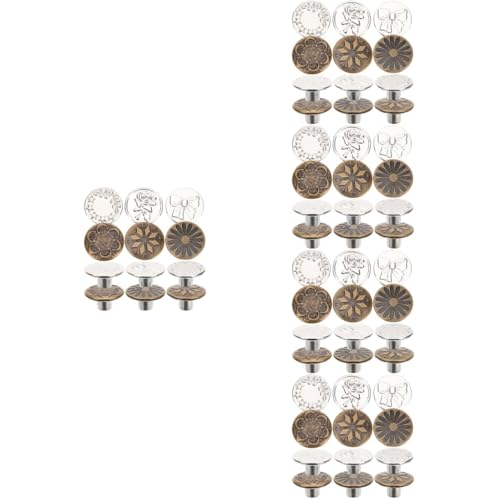 Artibetter 5 Sätze Abnehmbare Jeansknöpfe Für Tailleneinstellung Verstellbare Hosenknöpfe Hochwertigem Legierungsmaterial Für Lose Jeans Und Hosen Einfach Zu Bedienen Langlebig 12 Stück * 5 Artibetter 5 Sätze Abnehmbare Jeansknöpfe Für Tailleneinstellung Verstellbare Hosenknöpfe Hochwertigem Legierungsmaterial Für Lose Jeans Und Hosen Einfach Zu Bedienen Langlebig 12 Stück * 5 von Artibetter