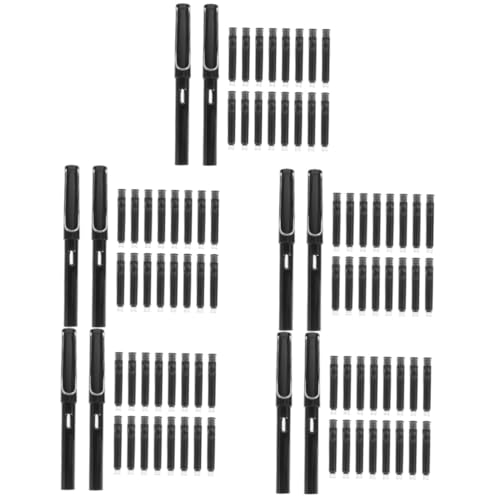 Artibetter 5 Sätze Füllfederhalter mit Nachfüllung Kalligraphie Füllfeder für Schule und Büro Schwarze Tintenpatronen Ergonomisches Design für Angenehmes Schreiben für Notizen und Artibetter 5 Sätze Füllfederhalter mit Nachfüllung Kalligraphie Füllfeder für Schule und Büro Schwarze Tintenpatronen Ergonomisches Design für Angenehmes Schreiben für Notizen und von Artibetter