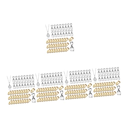Artibetter 5 Sätze Gold Ketten Für Die Schmuckherstellung Klemmverschluss Finden Helfer Ballen Kaution Halskette Kit Zur Schmuckherstellung Schließe Verschlüsse Metall Messing 100 Stück * 5 von Artibetter