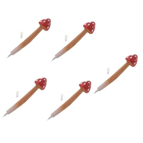 Artibetter 5 Stück Mushroom Pen Kreativer Holz Kugelschreiber mit Lustigem Design für Schule und Büro Perfektes Schreibgerät für Studenten Artibetter 5 Stück Mushroom Pen Kreativer Holz Kugelschreiber mit Lustigem Design für Schule und Büro Perfektes Schreibgerät für Studenten von Artibetter