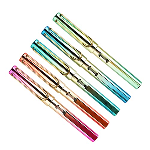 Artibetter 5 Stück Stift Füller Füllfederhalter Mit Tinte Schreibwaren Bußgeld Brunnen Tintenschreiber Zum Ausstellen Von Schecks Füllfederhalter Zum Schreiben Kalligraphie Metall Artibetter 5 Stück Stift Füller Füllfederhalter Mit Tinte Schreibwaren Bußgeld Brunnen Tintenschreiber Zum Ausstellen Von Schecks Füllfederhalter Zum Schreiben Kalligraphie Metall von Artibetter