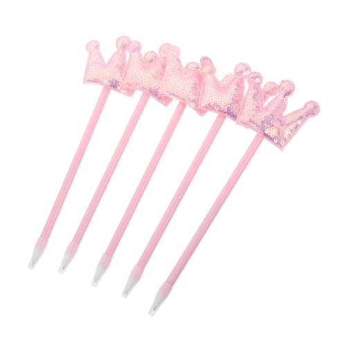 Artibetter 5 Stück Teiliges Glitzer Kugelschreiber mit Kronenmotiv Funkelnde Tintenroller für Mädchen und Frauen Trendige Schreibstifte mit Glitzernder Gel-tinte für Schule Büro und Partys Artibetter 5 Stück Teiliges Glitzer Kugelschreiber mit Kronenmotiv Funkelnde Tintenroller für Mädchen und Frauen Trendige Schreibstifte mit Glitzernder Gel-tinte für Schule Büro und Partys von Artibetter