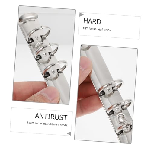 Artibetter 5 Stück Teiliges Metall Ringbuch Mechanismus Ersatzset Rostfreie Binder Innenteile für DIY Notizbuch Stabile Ringhefter für Lose Planer Ordner Zubehör Artibetter 5 Stück Teiliges Metall Ringbuch Mechanismus Ersatzset Rostfreie Binder Innenteile für DIY Notizbuch Stabile Ringhefter für Lose Planer Ordner Zubehör von Artibetter