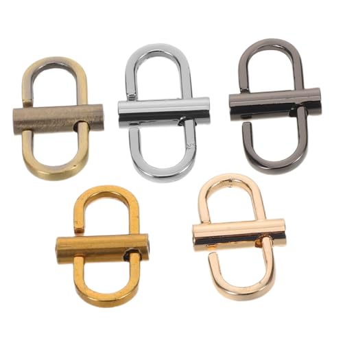 Artibetter 5 Stück Teiliges Metall-gurtclip Verstellbarer Schnallen für Handtaschen und Rucksäcke Robuste Kettenkürzer Einfacher Einfache Verstellmechanismus Passend für Schulter von Artibetter