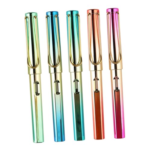 Artibetter 5 Stück Teiliges Tintensäckchen Füllfederhalter Schreiblern Stift für Schüler Kalligraphie Übungsschreibgerät Leichte Schreibhilfe für Büro Schule Stationery Artibetter 5 Stück Teiliges Tintensäckchen Füllfederhalter Schreiblern Stift für Schüler Kalligraphie Übungsschreibgerät Leichte Schreibhilfe für Büro Schule Stationery von Artibetter