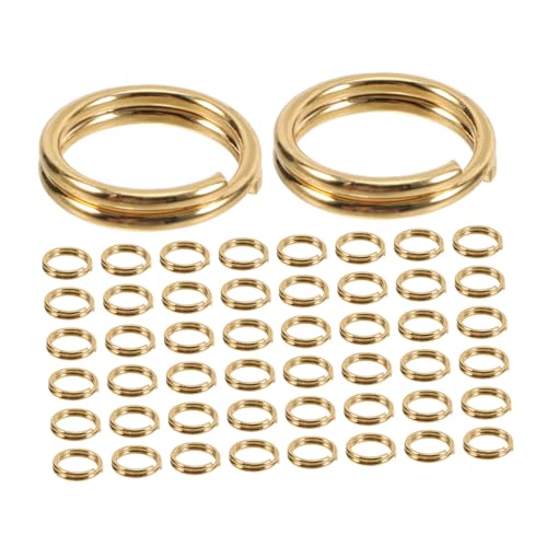 Artibetter 50 Stück Doppelte Rundspaltringe Robuste Schlüsselringe für DIY Schmuckherstellung Basteln Armbänder Anhänger und Schlüsselanhänger Goldfarben Artibetter 50 Stück Doppelte Rundspaltringe Robuste Schlüsselringe für DIY Schmuckherstellung Basteln Armbänder Anhänger und Schlüsselanhänger Goldfarben von Artibetter