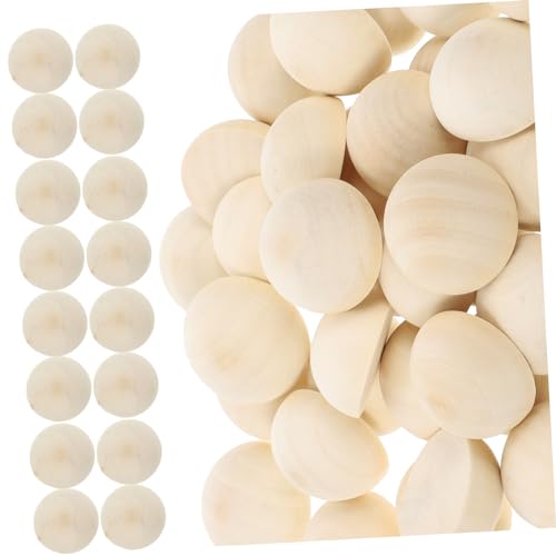 Artibetter 50 Stück Halbrunde Holzperlen Naturbelassenes Holz Halbperlen zum Basteln Schmuck DIY Dekoration Langlebig und Vielseitig für Kreative Handwerksprojekte Artibetter 50 Stück Halbrunde Holzperlen Naturbelassenes Holz Halbperlen zum Basteln Schmuck DIY Dekoration Langlebig und Vielseitig für Kreative Handwerksprojekte von Artibetter
