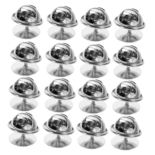 Artibetter 50 Stück Silberfarbene Schmetterling Anstecknadel Verschlüsse Clutch Pin Backs mit Sicherem Halt für Reversnadeln Krawattennadeln Namensschilder für Schmuckherstellung und DIY Artibetter 50 Stück Silberfarbene Schmetterling Anstecknadel Verschlüsse Clutch Pin Backs mit Sicherem Halt für Reversnadeln Krawattennadeln Namensschilder für Schmuckherstellung und DIY von Artibetter