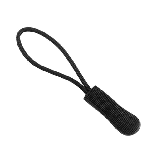 Artibetter 50 Stück Zipper Puller aus Robustem Kunststoff mit Praktischem Zugband Ersatz reißverschluss schieber für Rucksäcke Koffer Kleidung und Taschen Einfache Montage Schwarz von Artibetter
