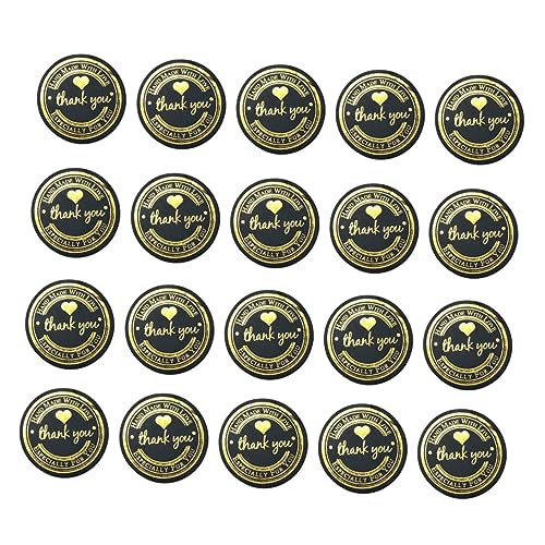 Artibetter 500 Stück Goldene Briefversiegelung Aufkleberrolle Selbstklebende Deko Sticker für Geschenkverpackungen DIY und Lebensmittelverpackungen Kreative Etiketten für Bastelarbeiten Artibetter 500 Stück Goldene Briefversiegelung Aufkleberrolle Selbstklebende Deko Sticker für Geschenkverpackungen DIY und Lebensmittelverpackungen Kreative Etiketten für Bastelarbeiten von Artibetter