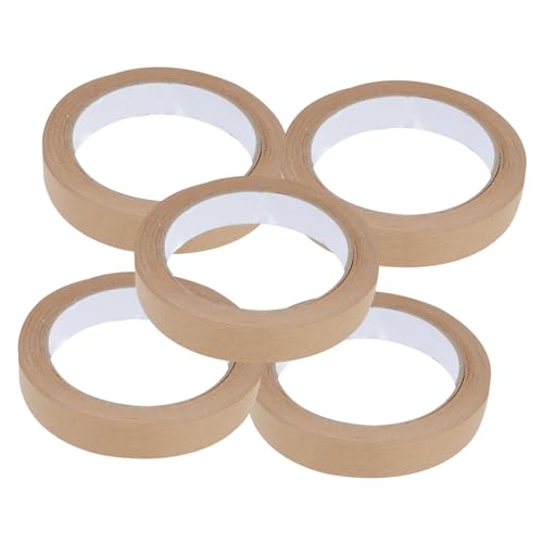 Artibetter 5Stücke Kraftpapier Klebeband Selbstklebend für Verpackung und Transport für Kreative Projekte und Bastelarbeiten Artibetter 5Stücke Kraftpapier Klebeband Selbstklebend für Verpackung und Transport für Kreative Projekte und Bastelarbeiten von Artibetter
