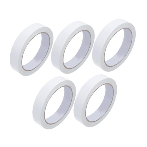 Artibetter 5Stücke Weißes Kraftpapier Klebeband Wasserdichtes Selbstklebendes Papierband für Verpackung und Dichtungen von Artibetter
