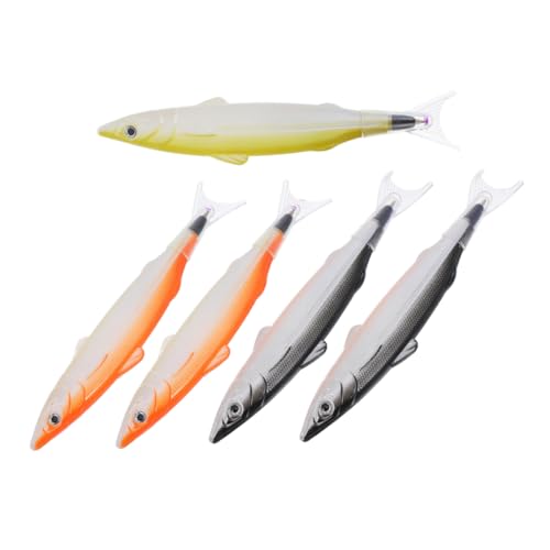 Artibetter 5pcs Fischförmige Kugelschreiber Für Reibungsloses Schreiben Lustiger Schreibwarenlieferungen Einzigartige Schreibstifte Für Schulbüro Und Hausgebrauch 0,5 Mm von Artibetter