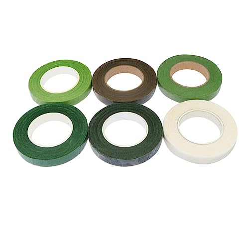 Artibetter 6 Rollen Bunte Floristikbänder Farbiges Klebeband für Blumensträuße Diy Dekoration Basteln und Geschenkverpackung für Zuhause und Geschäfte Artibetter 6 Rollen Bunte Floristikbänder Farbiges Klebeband für Blumensträuße Diy Dekoration Basteln und Geschenkverpackung für Zuhause und Geschäfte von Artibetter
