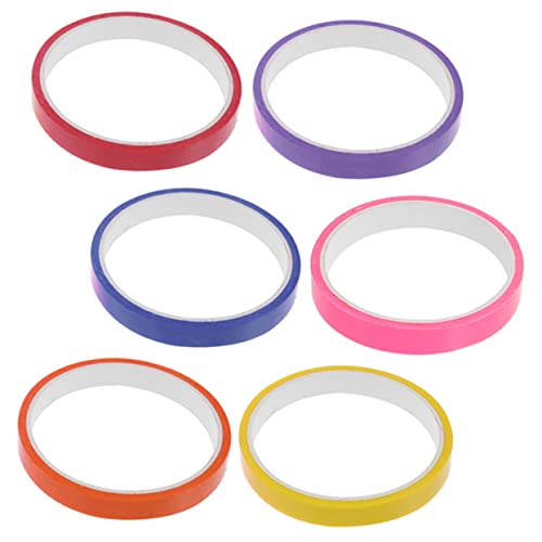 Artibetter 6 Rollen Bunte Klebebänder für Stressabbau Sticky Ball Tapes Diy für Kreative Bastelprojekte Hochwertige Vielseitige Klebebänder für Spaß und Entspannung von Artibetter