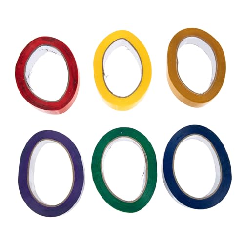 Artibetter 6 Rollen Bunte Maskierbänder Set Klebeband für DIY Kunsthandwerk Farbige Abdeckbänder für Malerei und Kreative Projekte Artibetter 6 Rollen Bunte Maskierbänder Set Klebeband für DIY Kunsthandwerk Farbige Abdeckbänder für Malerei und Kreative Projekte von Artibetter