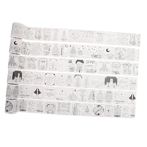 Artibetter 6 Rollen Washi Tape Dekorative Klebebänder für Scrapbooking Diy Projekte und Hand Account Zubehör Zufällige Designs für Kreative Bastelarbeiten Artibetter 6 Rollen Washi Tape Dekorative Klebebänder für Scrapbooking Diy Projekte und Hand Account Zubehör Zufällige Designs für Kreative Bastelarbeiten von Artibetter