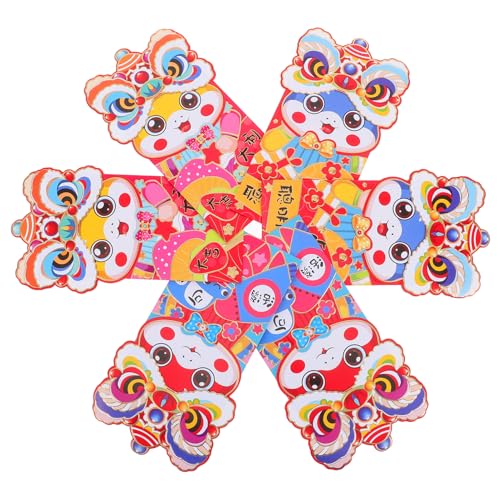 Artibetter 6 Stück 2025 Glücksmünze Hongbao 2025 Rote Umschläge Roter Umschlag Neujahr Glückliche Geldtasche Mondroter Umschlag Chinesischer Glücksumschlag Geldbeutel 2025 Papier Artibetter 6 Stück 2025 Glücksmünze Hongbao 2025 Rote Umschläge Roter Umschlag Neujahr Glückliche Geldtasche Mondroter Umschlag Chinesischer Glücksumschlag Geldbeutel 2025 Papier von Artibetter
