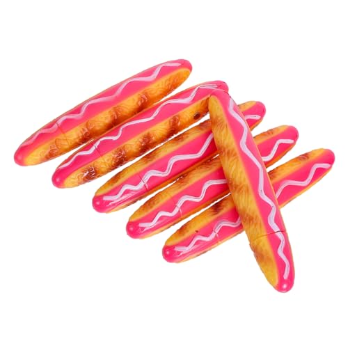 Artibetter 6 Stück Hot Dog Kugelschreiber aus Kunststoff Realistische Food-optik Leichte und Stabile Schreibpens für Schüler Glattes Schreiben Lustige Büro Schulaccessoires Artibetter 6 Stück Hot Dog Kugelschreiber aus Kunststoff Realistische Food-optik Leichte und Stabile Schreibpens für Schüler Glattes Schreiben Lustige Büro Schulaccessoires von Artibetter