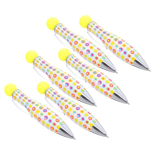 Artibetter 6 Stück Kleinspenstballstift Lustige Stifte Für Kurzer Kugelschreiber Bowlingstifte Bowling -geburtstagsfeier Gefälligkeiten Mini-stift Coole Stifte Für Gelb Metall von Artibetter