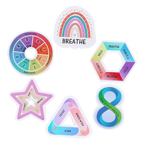 Artibetter 6 Stück Sensorische Aufkleber für Stressabbau Beruhigende Sticker mit Strukturiertem Design für Schreibtische zur Linderung von Angst und Unruhe Artibetter 6 Stück Sensorische Aufkleber für Stressabbau Beruhigende Sticker mit Strukturiertem Design für Schreibtische zur Linderung von Angst und Unruhe von Artibetter