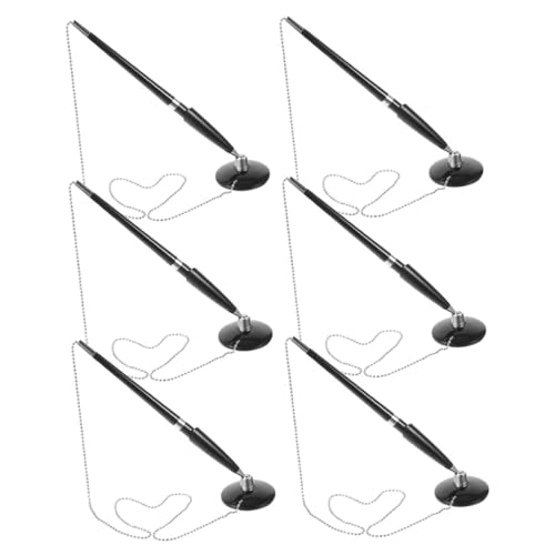 Artibetter 6 Stück Stift Unterschreiben Empfang Sicherer Stift Gastzeichenstifte Thekenständerstift Thekenschreibstift Sichere Kugelschreiber Desktop-stifte Sichern Sie Schwarz Artibetter 6 Stück Stift Unterschreiben Empfang Sicherer Stift Gastzeichenstifte Thekenständerstift Thekenschreibstift Sichere Kugelschreiber Desktop-stifte Sichern Sie Schwarz von Artibetter
