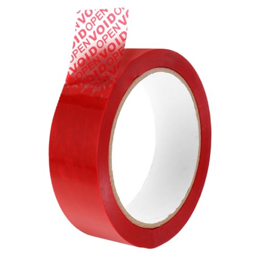 Artibetter 6 Stück Tamper Evident Klebeband Hochsicherheits Siegelband Rot Selbstklebend mit Sichtbarer Manipulationsanzeige Diebstahlschutz für Versand und Paketversiegelung Artibetter 6 Stück Tamper Evident Klebeband Hochsicherheits Siegelband Rot Selbstklebend mit Sichtbarer Manipulationsanzeige Diebstahlschutz für Versand und Paketversiegelung von Artibetter