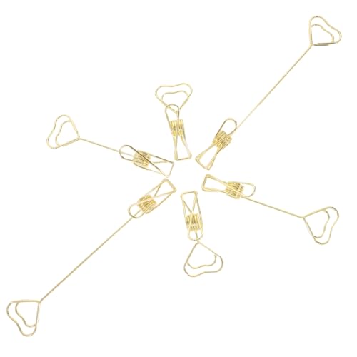 Artibetter 6 Stück Teiliges Herzförmige Memo Notizhalter aus Metall Stabile Tischkartenhalter für Büro und Zuhause Elegante Kartenclips für Sitzplatzkarten Tischnummern und Notizen Langlebig Artibetter 6 Stück Teiliges Herzförmige Memo Notizhalter aus Metall Stabile Tischkartenhalter für Büro und Zuhause Elegante Kartenclips für Sitzplatzkarten Tischnummern und Notizen Langlebig von Artibetter