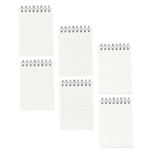 Artibetter 6 Stück Teiliges Mini Notizbuch mit Deckel Linierten und Leeren Tragbares Planungshandbuch für Studierende und von Artibetter