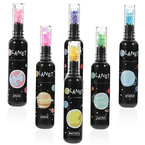Artibetter 6 Stück Teiliges Planet Highlighter für Marker mit Cartoon Design für Schule Journaling und Kreative Projekte für Junge von Artibetter