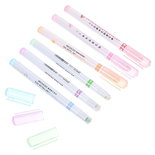 Artibetter 6 Stück Textmarker Stifte Handgezeichnete Marker Pens Schnell Trocknend Highlighter für Notizen Journaling Bürobedarf für Studenten Artibetter 6 Stück Textmarker Stifte Handgezeichnete Marker Pens Schnell Trocknend Highlighter für Notizen Journaling Bürobedarf für Studenten von Artibetter