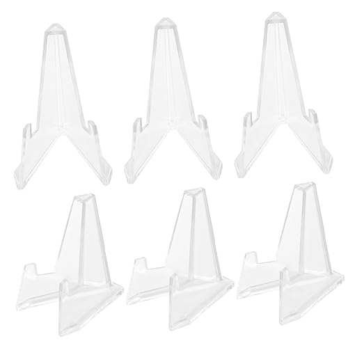 Artibetter 6 Stück Transparente Staffelei Display Halter für Münzen Medaillen Bilder und Sammlerstücke Stabil und Tragbar für Home Decor Display Artibetter 6 Stück Transparente Staffelei Display Halter für Münzen Medaillen Bilder und Sammlerstücke Stabil und Tragbar für Home Decor Display von Artibetter