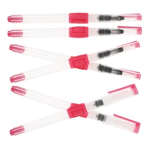 Artibetter 6 Stück Weicher Wasserlöslicher Stift nachfüllbarer aquarellpinsel Stift bürsten Aquarellstifte studentische Pinsel Tragbarer Wasserpinselstift Plastik Rosa Artibetter 6 Stück Weicher Wasserlöslicher Stift nachfüllbarer aquarellpinsel Stift bürsten Aquarellstifte studentische Pinsel Tragbarer Wasserpinselstift Plastik Rosa von Artibetter