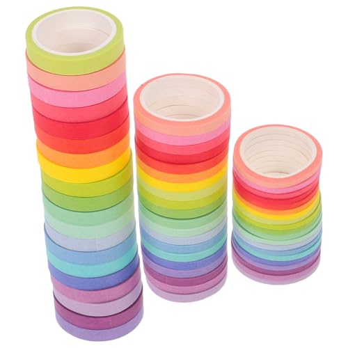 Artibetter 60 Rollen Washi Tape Set Farben Dünn Reines Farbdesign Dekoratives Klebeband Für Scrapbooking Journaling DIY Geschenkverpackung Kreative Bastelideen Artibetter 60 Rollen Washi Tape Set Farben Dünn Reines Farbdesign Dekoratives Klebeband Für Scrapbooking Journaling DIY Geschenkverpackung Kreative Bastelideen von Artibetter