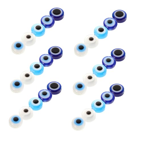 Artibetter 60 Stück Handgefertigte Teilig Flache Runde Evil Eye Perlen Schmuckperlen für DIY Armbänder Halsketten Ohrringe Bastelarbeiten mit Türkischem Auge Design Artibetter 60 Stück Handgefertigte Teilig Flache Runde Evil Eye Perlen Schmuckperlen für DIY Armbänder Halsketten Ohrringe Bastelarbeiten mit Türkischem Auge Design von Artibetter