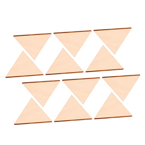 Artibetter 60 Stück Holz Dreieck Anhänger Unbearbeitete Holzstücke für DIY Bastelprojekte Leicht und Robust Beidseitig Bemalbar für Schul und Partydekorationen Artibetter 60 Stück Holz Dreieck Anhänger Unbearbeitete Holzstücke für DIY Bastelprojekte Leicht und Robust Beidseitig Bemalbar für Schul und Partydekorationen von Artibetter