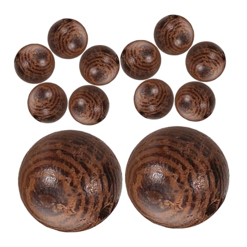 ARTIBETTER 60Stücke Vintage Holzperlen für Schmuckherstellung DIY Bastelperlen für Armbänder und Halsketten Handgefertigte Holzperlen mit Einzigartiger Textur und Natürlichem Gefühl von Artibetter