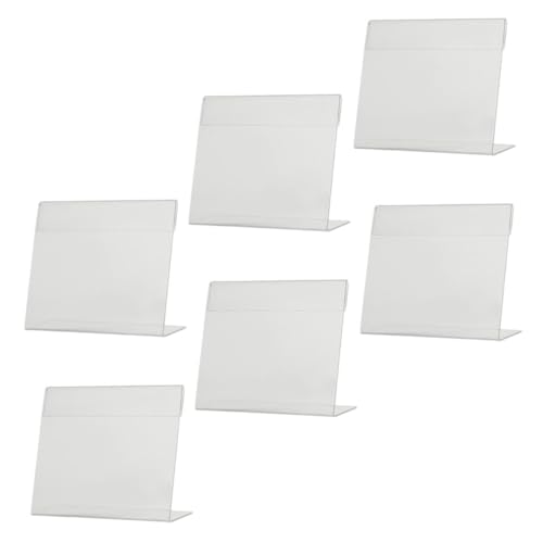Artibetter 6Stücke Acryl Schilderhalter und Staubdicht für Supermärkte Restaurants Hotels und Veranstaltungen Einfaches Design zur Effektiven Artibetter 6Stücke Acryl Schilderhalter und Staubdicht für Supermärkte Restaurants Hotels und Veranstaltungen Einfaches Design zur Effektiven von Artibetter