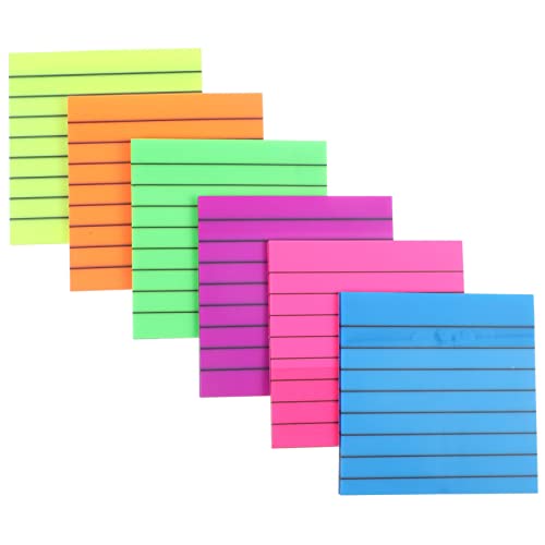 Artibetter 6Stücke Selbstklebende Notizpolster Teiliges Transparente Memo Pads Abnehmbarer für Büro Schule und Zuhause Praktische Schreib und Erinnerungshelfer von Artibetter