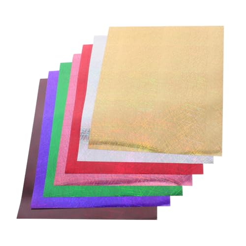 Artibetter 7 Stück Teiliges Holographisches Metallic Htv Vinyl Holografische Wärmeübertragungsfolie mit Chromstreifen Haltbar und Vielseitig für DIY T-shirts Partybekleidung und Heimhandwerk Artibetter 7 Stück Teiliges Holographisches Metallic Htv Vinyl Holografische Wärmeübertragungsfolie mit Chromstreifen Haltbar und Vielseitig für DIY T-shirts Partybekleidung und Heimhandwerk von Artibetter