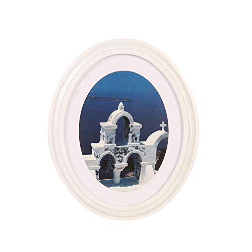 Artibetter 7-Zoll-Holz-Oval-Bilderrahmen Klassischer Wandbehang Dekorativer Bilderrahmen Mit Nahtlosem Nagel Nagel Für Schlafzimmerdekoration 1 Stück (Weiß Die Glasoberfläche Nicht Artibetter 7-Zoll-Holz-Oval-Bilderrahmen Klassischer Wandbehang Dekorativer Bilderrahmen Mit Nahtlosem Nagel Nagel Für Schlafzimmerdekoration 1 Stück (Weiß Die Glasoberfläche Nicht von Artibetter