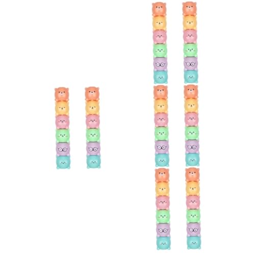 Artibetter 8 Sätze Fettbär Highlighter Textmarker Karikatur metallische Markierungen Stifte für ästhetisch UV sehen kleiner Lesezeichen Arbeit Scrapbook-Marker Plastik von Artibetter